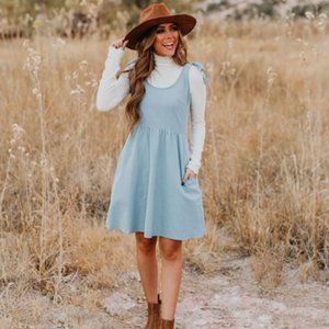 Blue Simple dress